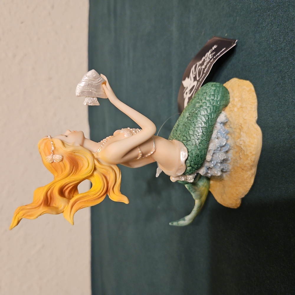 Dragon Crest Mermaid Figurines Table Accent Decor - Picture 9 of 12